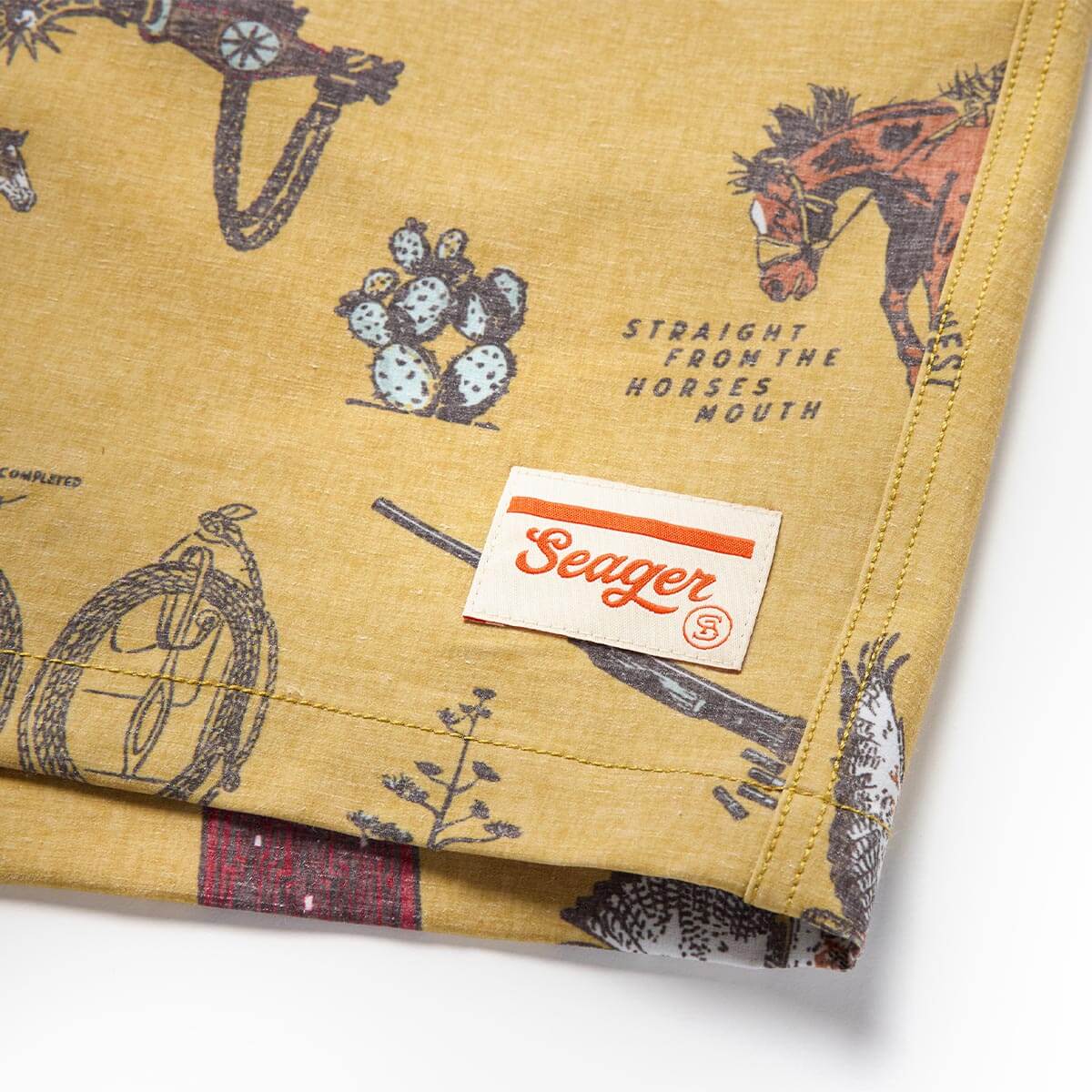 Yuma Hybrid Shorts Bronze - Seager