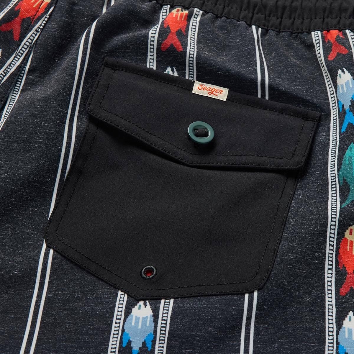 Yuma Hybrid Shorts Upstream Black - Seager