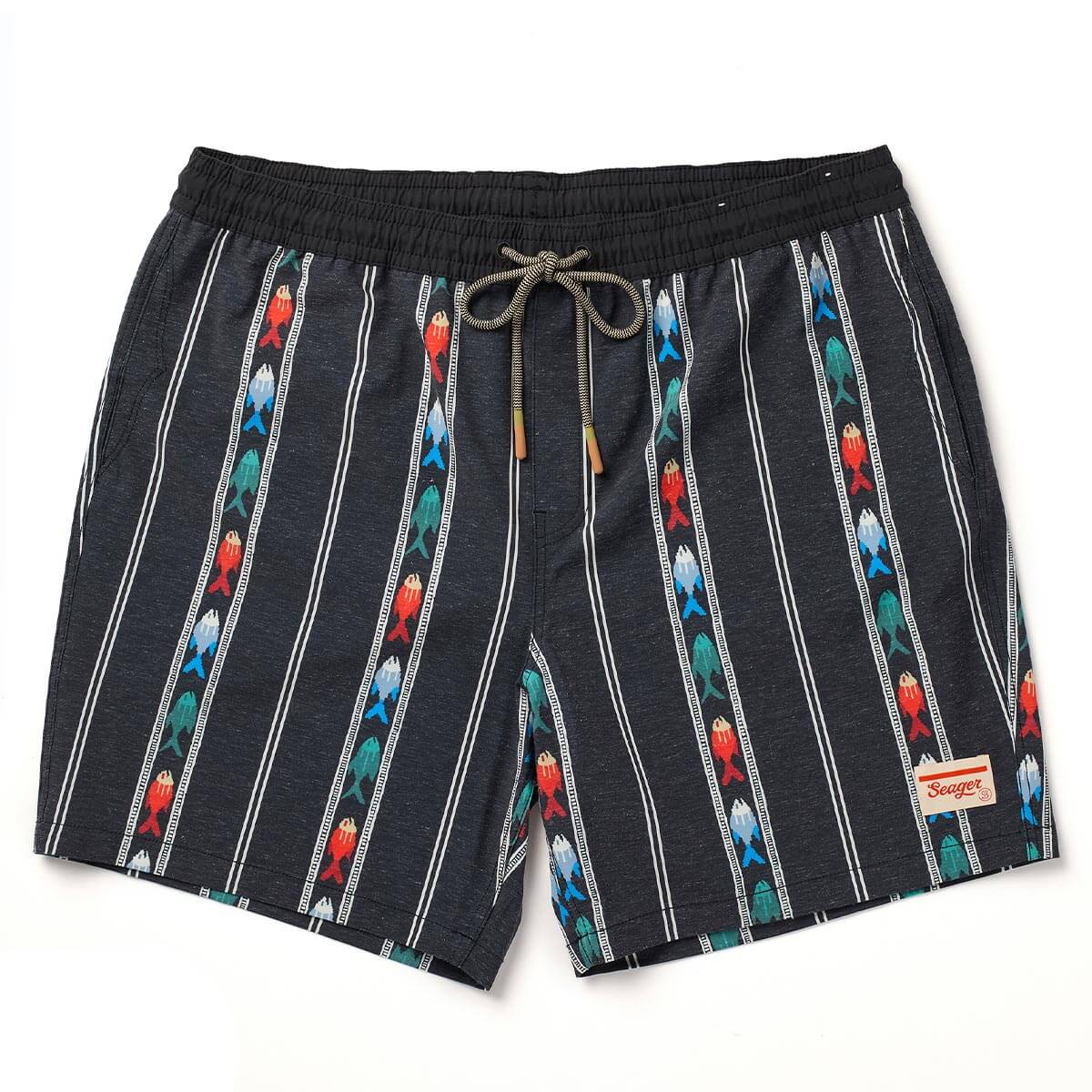 Yuma Hybrid Shorts Upstream Black - Seager
