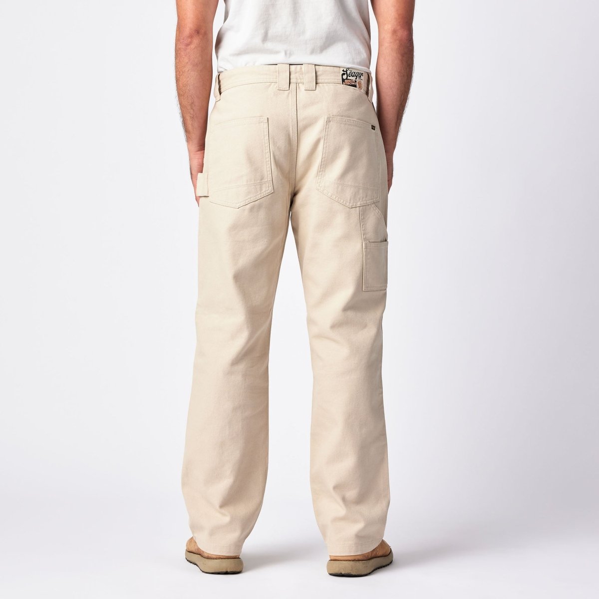 Bison Canvas Pant Stone - Seager