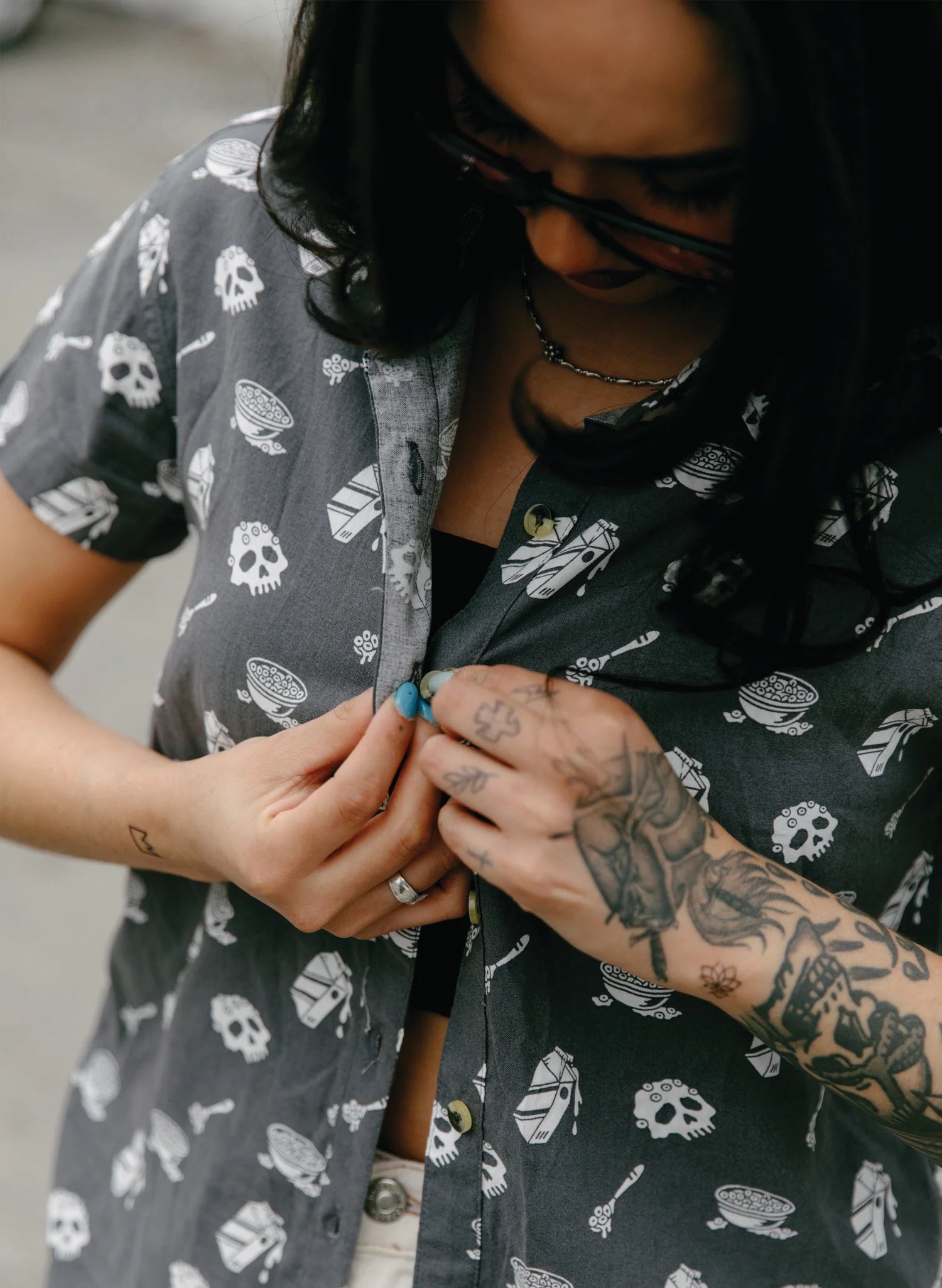 Cereal Killer Button-Up