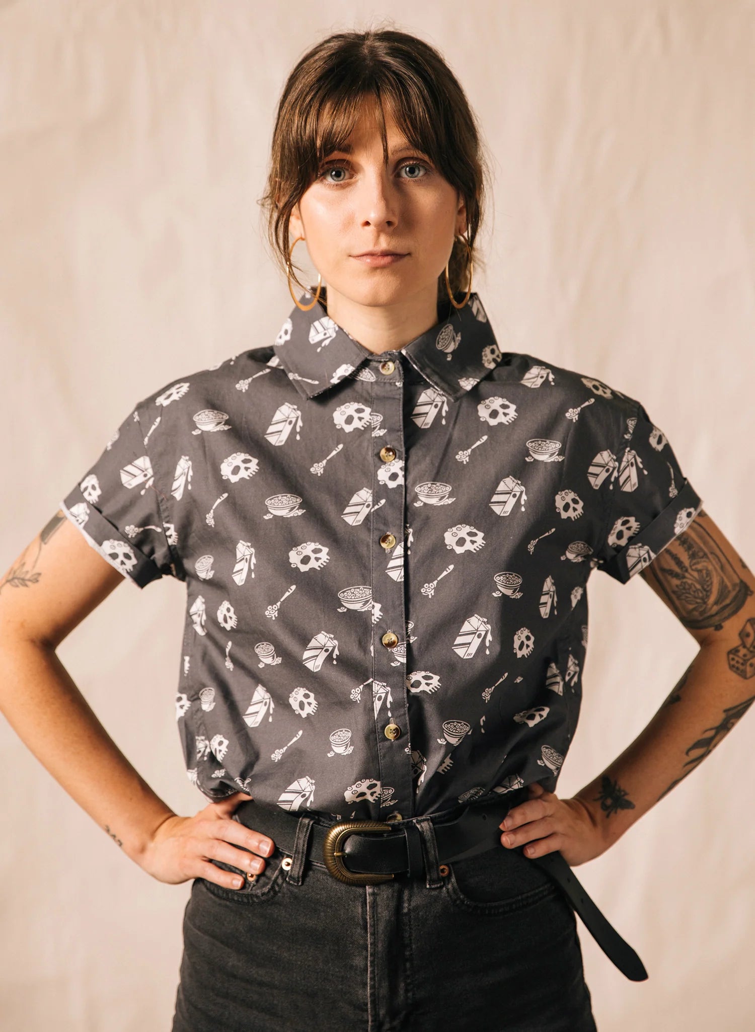 Cereal Killer Button-Up