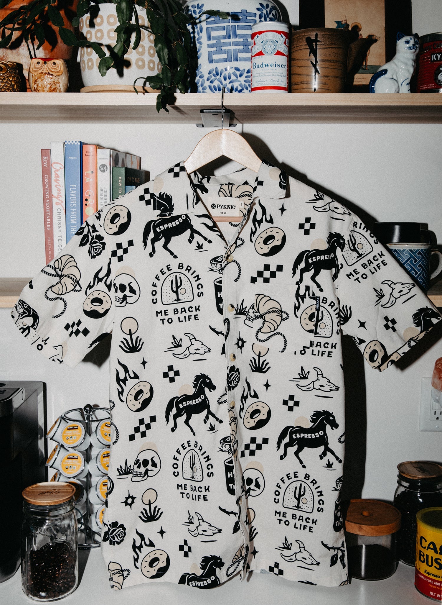 Cowboy Coffee Button-up
