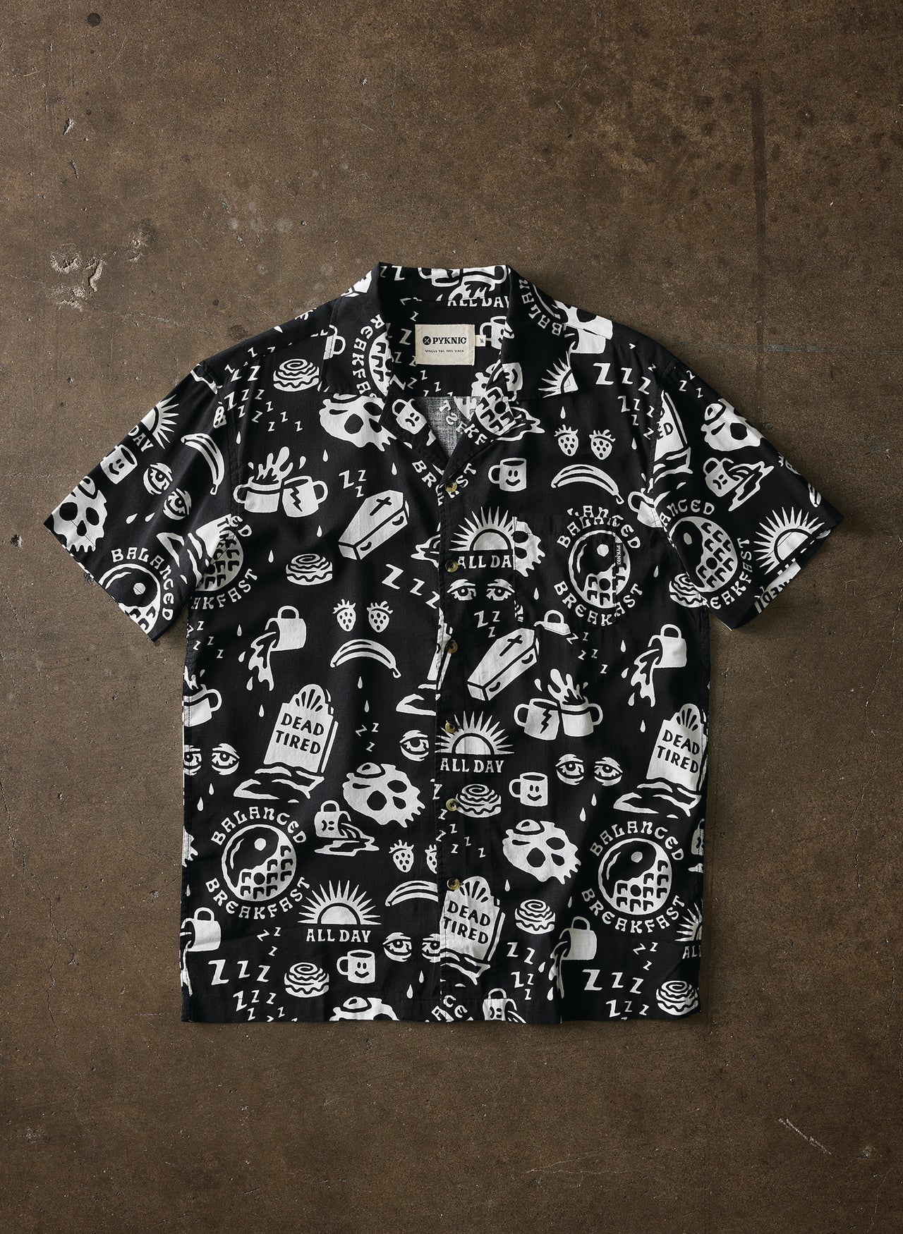 Dead Tired Button-Up