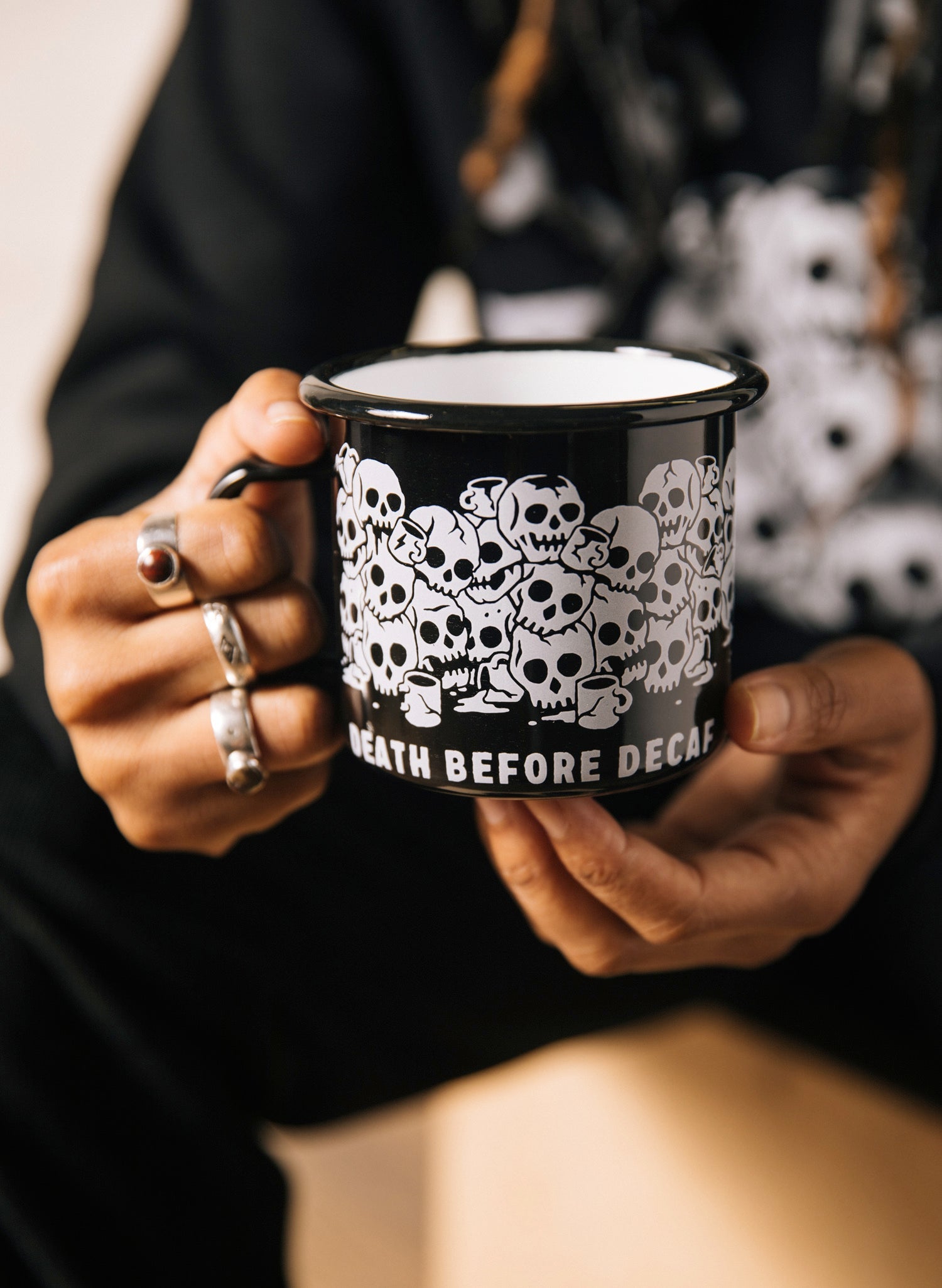 Death Before Decaf Coffee Mug