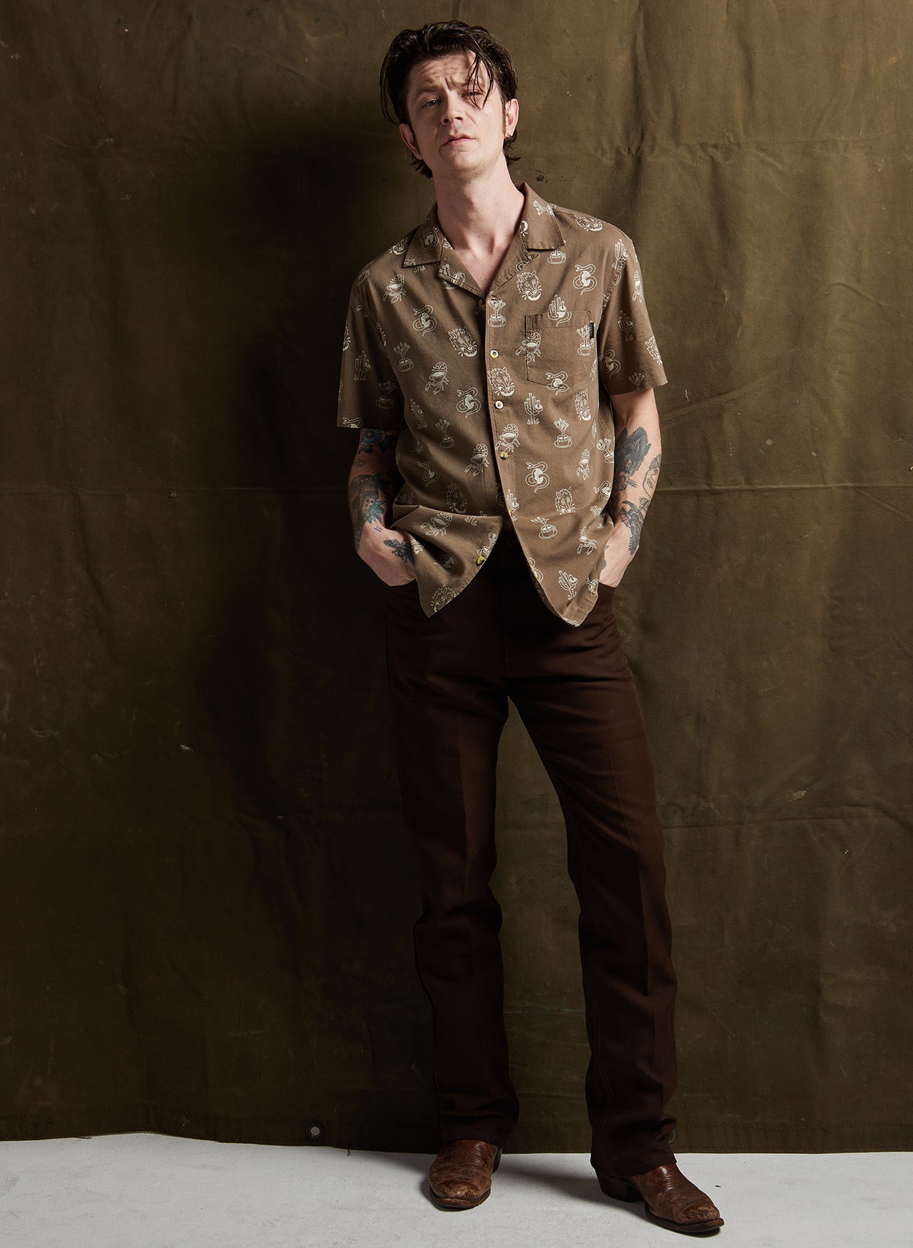 Desert Donuts Button-Up