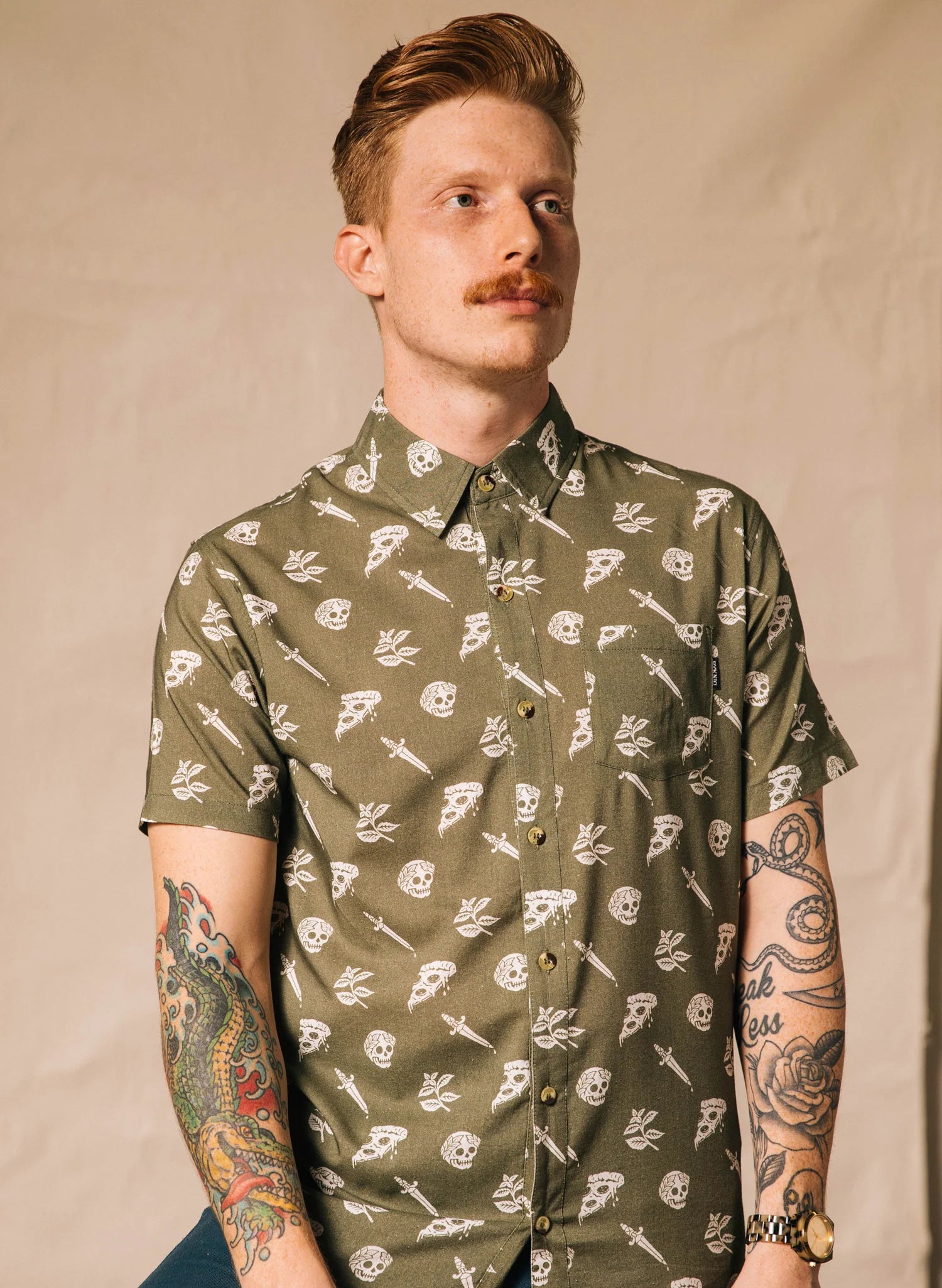 Pizza Slayer Button-up (Copy)