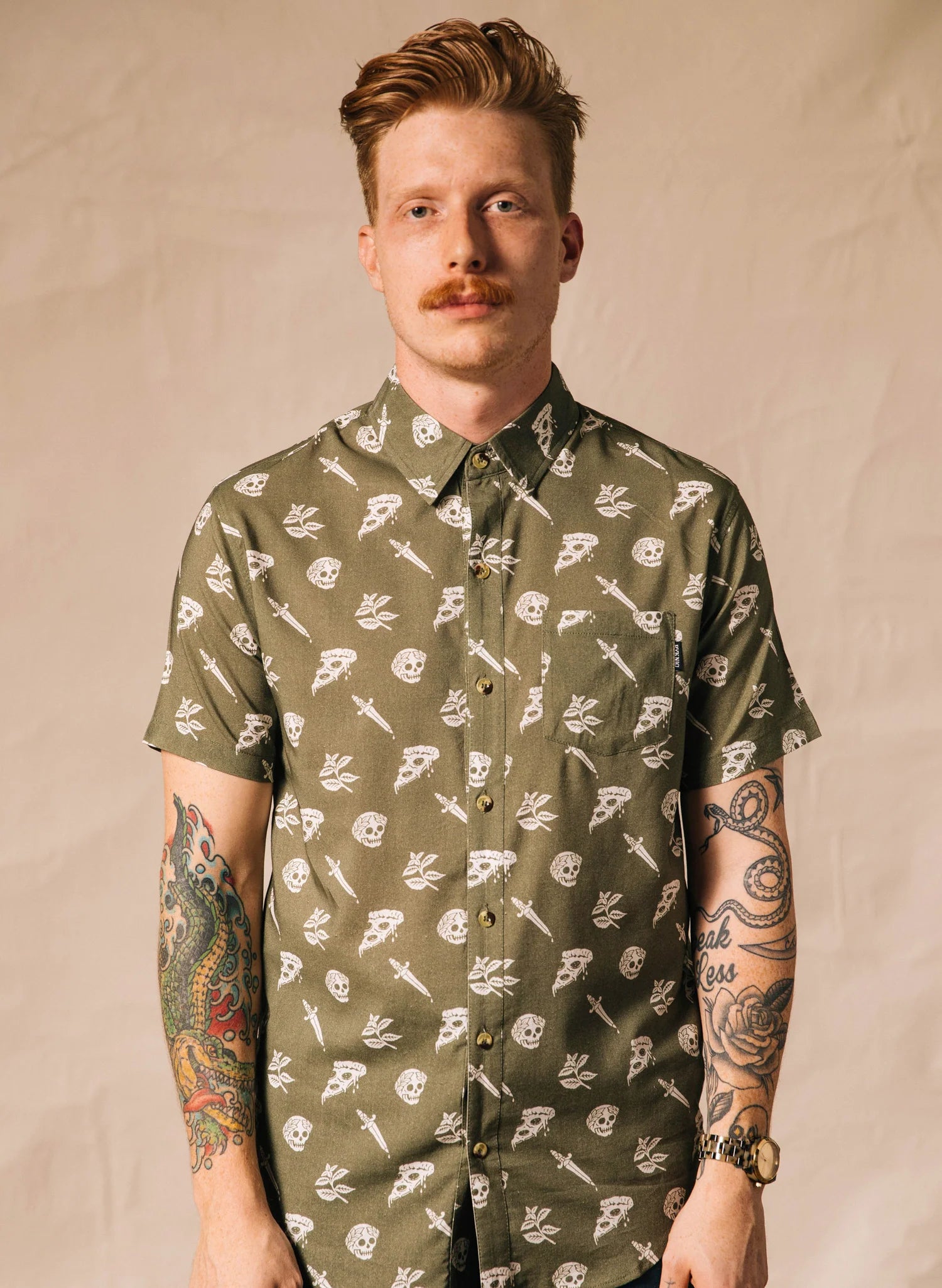 Pizza Slayer Button-up (Copy)