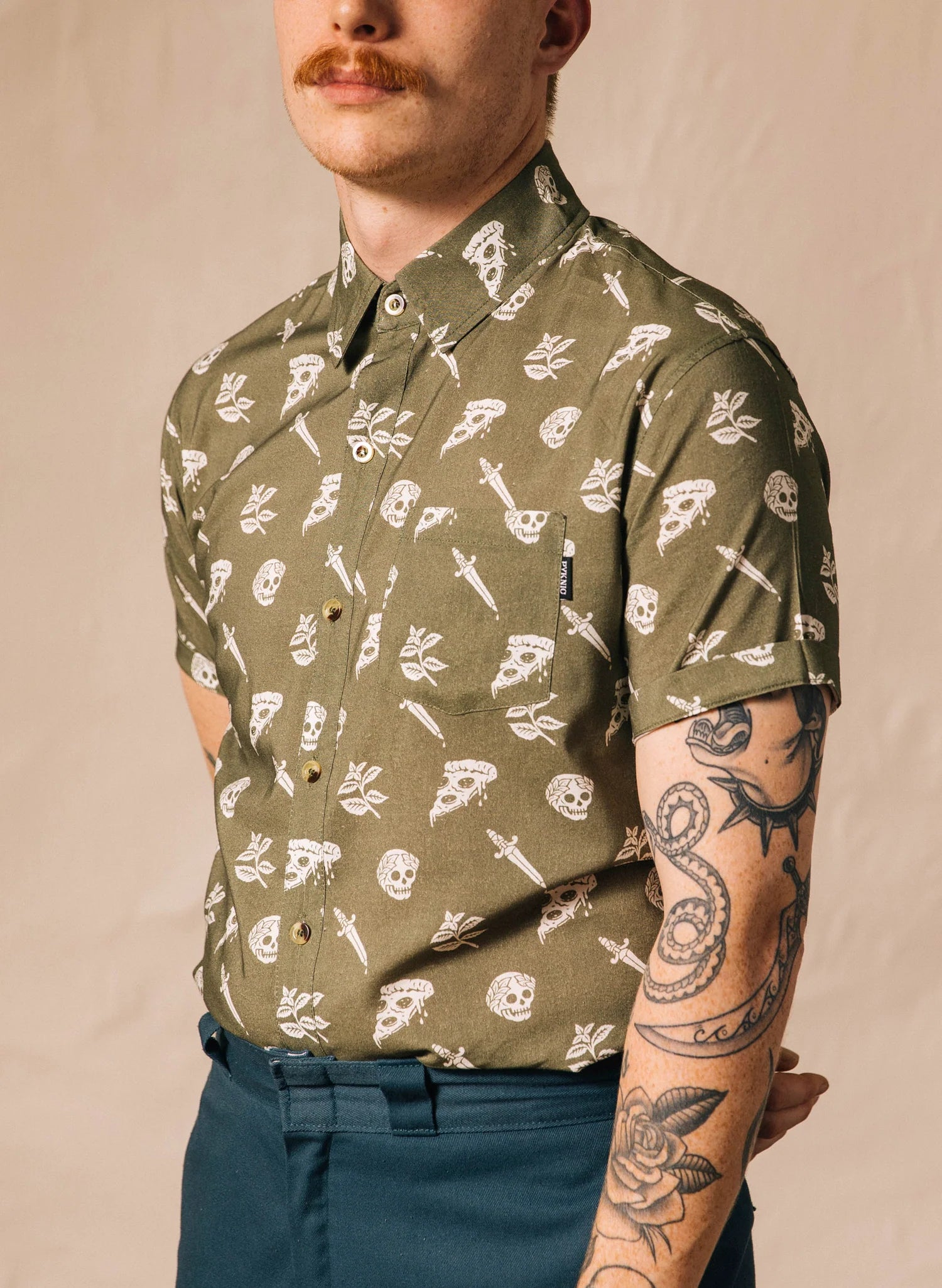 Pizza Slayer Button-up (Copy)