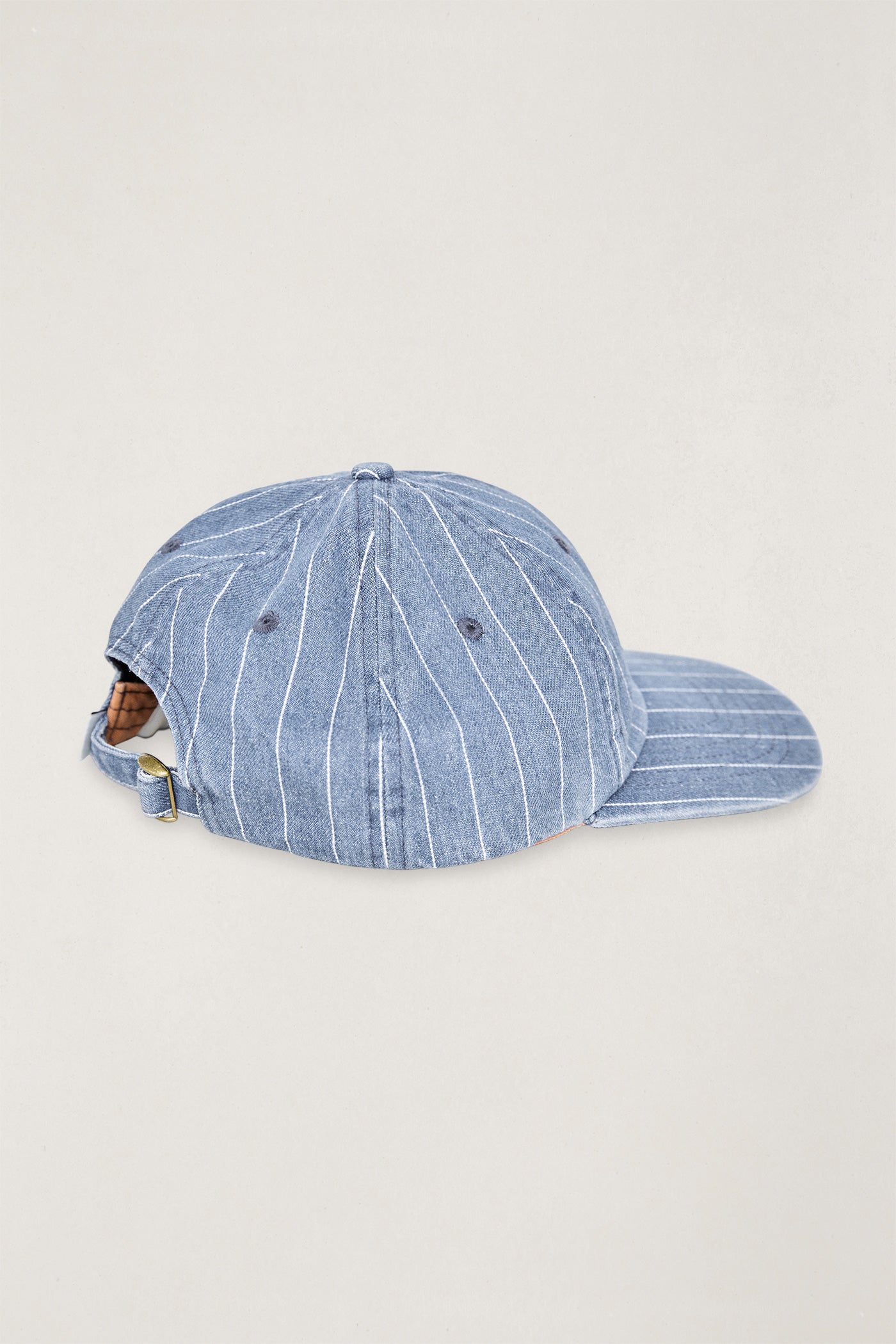 Essential Pin Stripe Denim Cap
