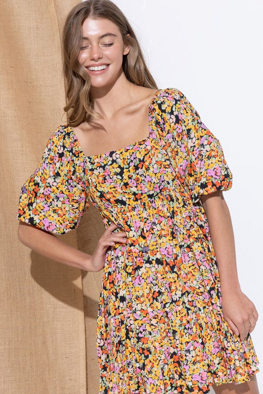 Night Flowers Dress