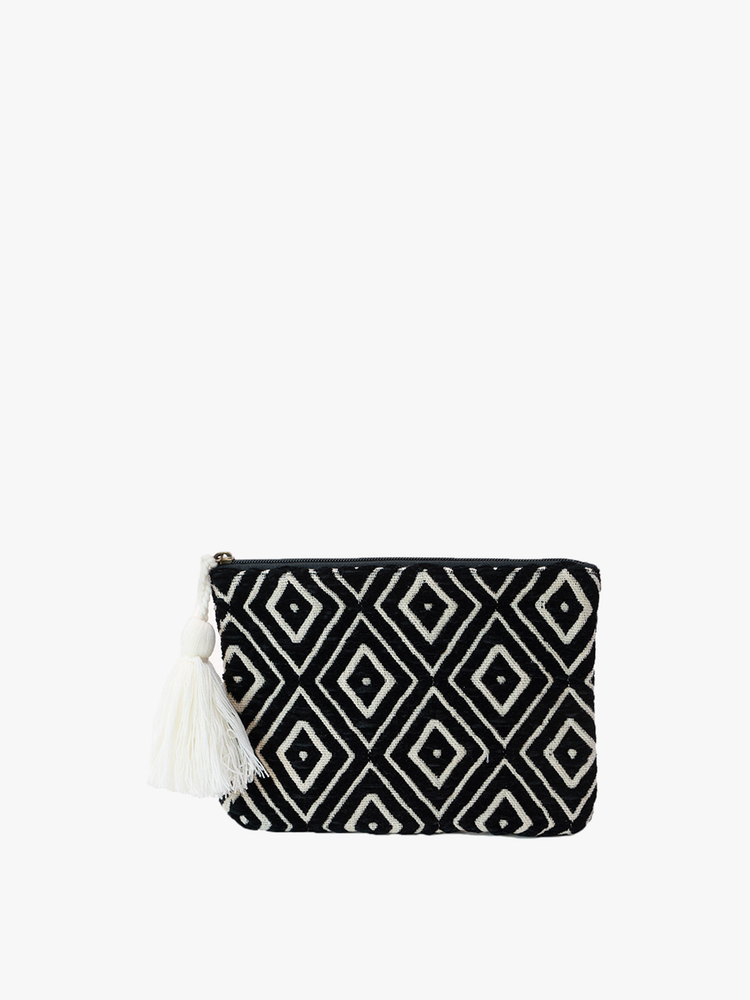 Adalaide Printed Cotton Pouch